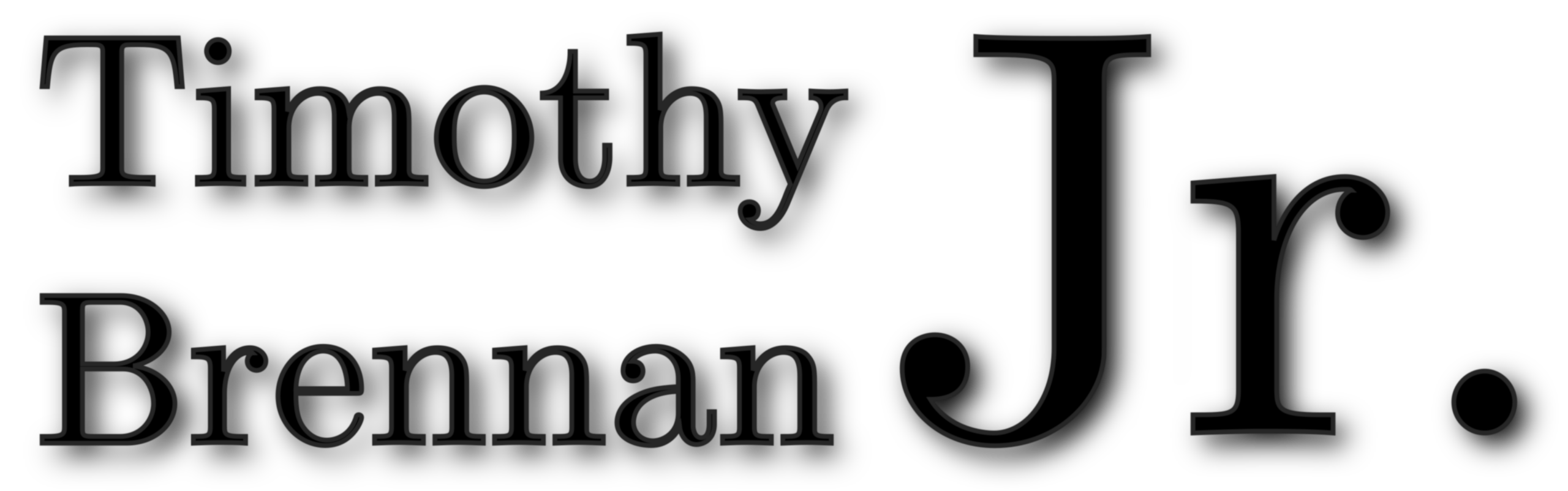 Timothy Brennan Jr